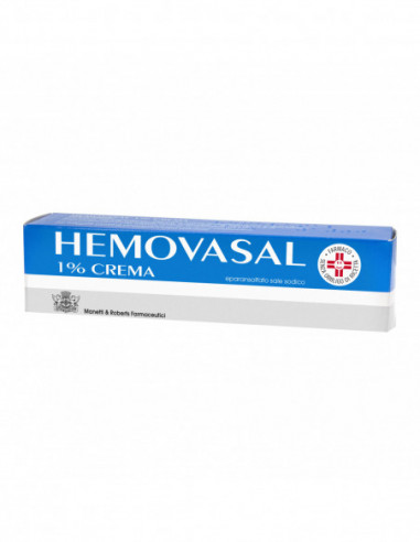 Hemovasal Crema Derm 30 G 1%