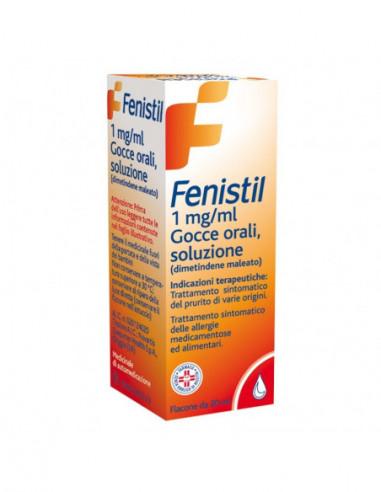 Fenistil Orale Gtt 20 Ml 1 Mg/ml