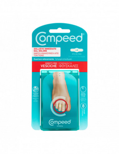 Compeed Cerotti Per Vesciche Dita Piedi 8 Pezzi Carton - Hra Pharma Italia Srl