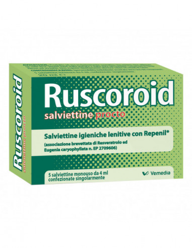 RUSCOROID SALVIETTINE PROCTO OMAGGIO