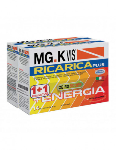 Mgk Vis Ricarica Plus 14 Bustine + 14 Bustine - Pool Pharma Srl