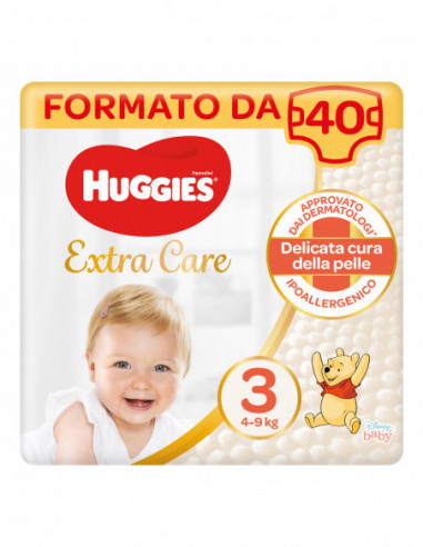 Huggies Extra Care Grande 3 40 Pezzi