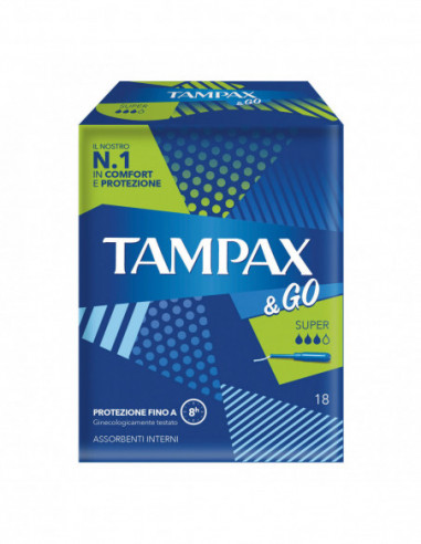 Tampax&go Super 18 Pezzi - Fater Spa