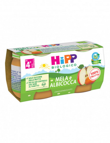 Hipp Bio Omogeneizzato Albicocca/mela...