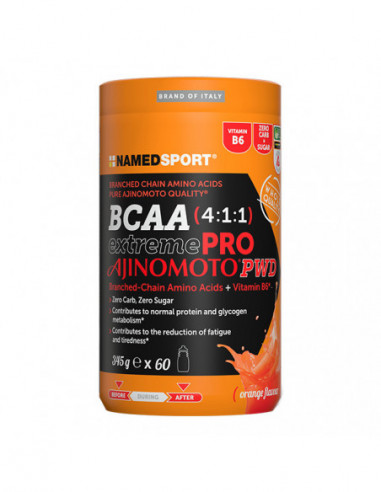 Bcaa 4:1:1 Extremepro Ajinomoto Powder Orange 345 G - Namedsport Srl