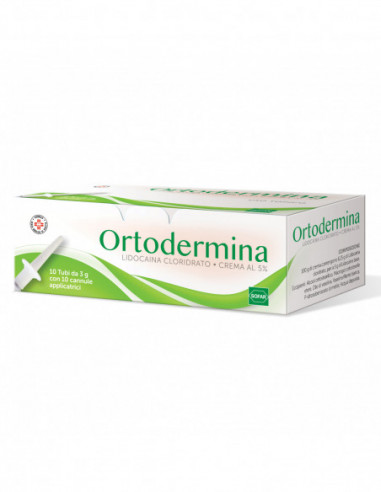 Ortodermina Crema Derm 10 Tubi 3 G 5%