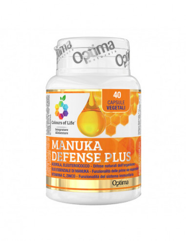 Colours Of Life Manuka Defense Plus 40 Capsule Vegetali 495mg - Optima Naturals Srl