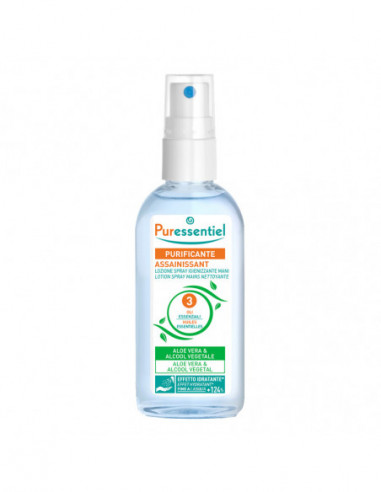 Purificante Lozione Spray Mani 80 Ml - Puressentiel Italia Srl