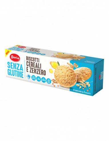 Doria Biscotti Cereali-zenzero 4x37,5 G