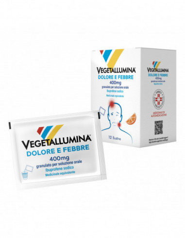 Vegetallumina Dolore E Febbre*12 Bust 400 Mg - Pietrasanta Pharma Spa