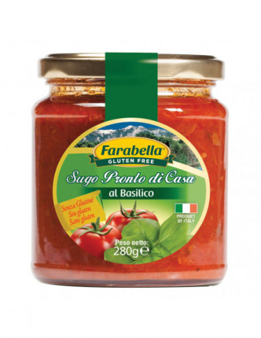 Farabella Sugo Pronto Casa Basilico 280 G - Bioalimenta Srl