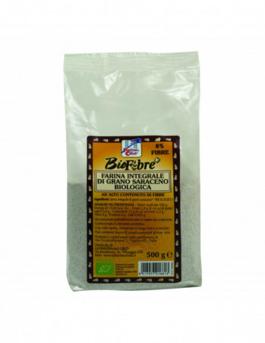 Fsc Biofibre+ Farina Integrale Di Grano Saraceno Bio Ad Altocontenuto Di Fibra 500 G