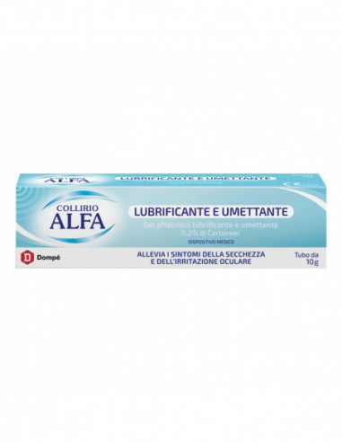 Collirio Alfa Lubrificante E Umettante Gel 10 Ml - Dompe Farmaceutici Spa