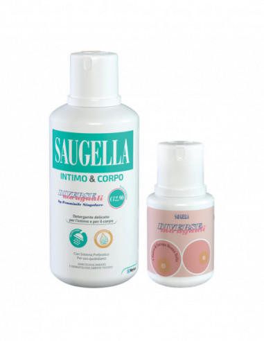 Saugella Diverse Ma Uguali Bundle Intimo&corpo 500 Ml+100 Mlin Omaggio - Meda Pharma Spa