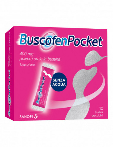 Buscofenpocket*orale Polv 10 Bust 400 Mg
