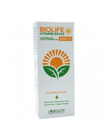 Biolife D3+k2 Gocce 50 Ml