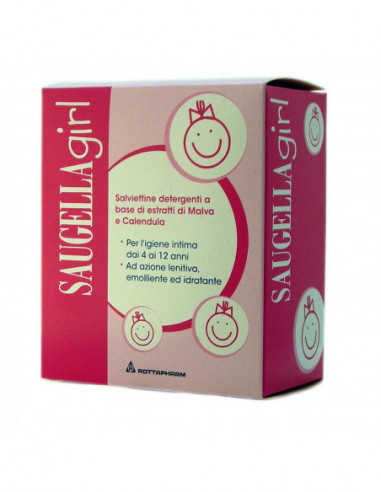 Saugella Salviettine Girl Per 10 - Meda Pharma Spa