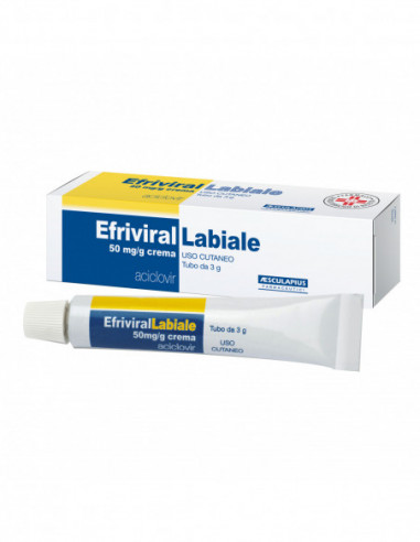 Efrivirallabiale*crema Derm 3 G 5% - Aesculapius Farmaceutici Srl