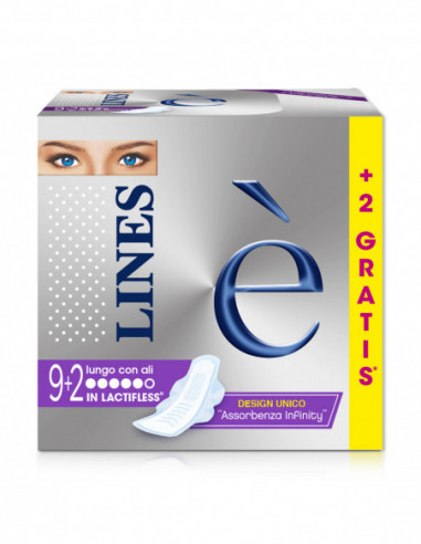 Lines E' Assorbenti Lungo 9+2 Pezzi - Fater Spa