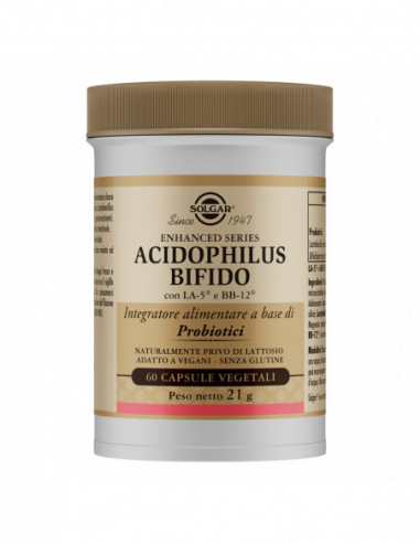 Acidophilus Bifido 60 Capsule Vegetali - Solgar It. Multinutrient Spa