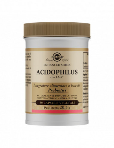 Acidophilus 50 Capsule Vegetali - Solgar It. Multinutrient Spa