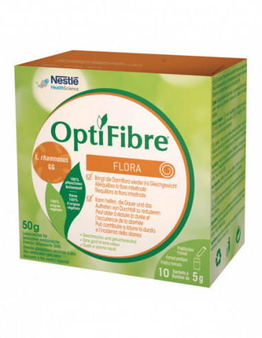 Optifibre Flora 10 Bustine 5 G - Nestle It.spa(healthcare Nu.)
