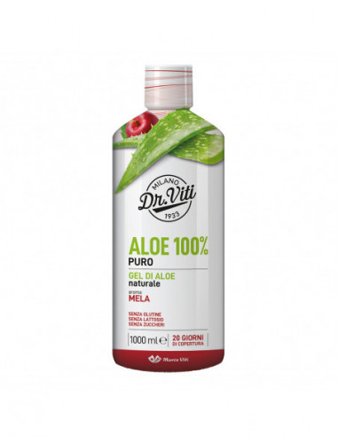 Aloe 100% Puro Aroma Mela 1 Litro