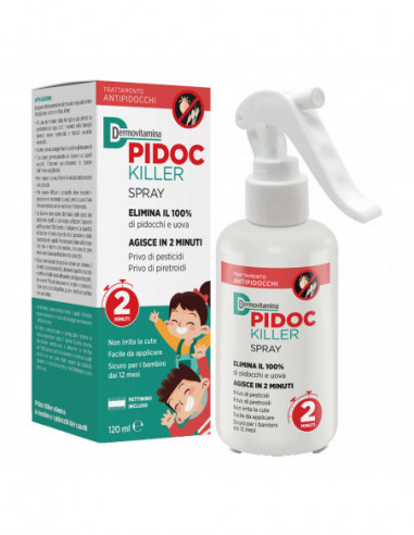 Dermovitamina Pidoc Killer Spray 120 Ml Pettinino Incluso - Pasquali Srl