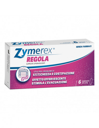 Zymerex Regola Supposte 6 Pezzi - Difar Distribuzione Srl