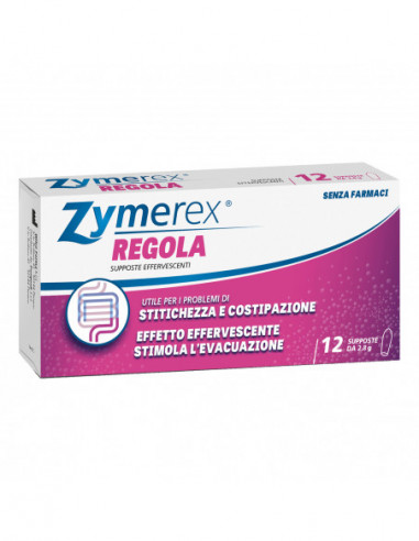 Zymerex Regola Supposte 12 Pezzi - Difar Distribuzione Srl