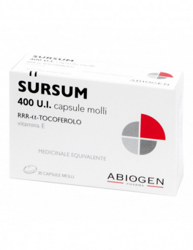 Sursum*30 Cps Molli 400 Ui - Abiogen Pharma Spa