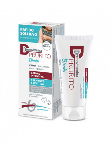 Dermovitamina Prurito Bimbi Crema Azione Intensiva Calmantee Lenitiva 30 Ml - Pasquali Srl