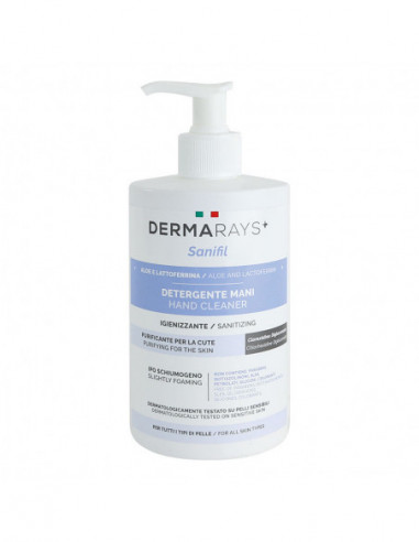Dermarays Sanifil Detergente Mani Igienizzante Aloe E Lattoferrina 500 Ml