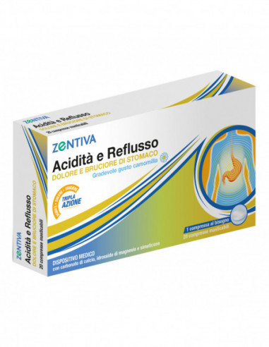 Zentiva Acidita' Reflusso 20 Compresse Masticabili - Zentiva Italia Srl