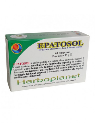 Epatosol 60 Compresse - Herboplanet Srl