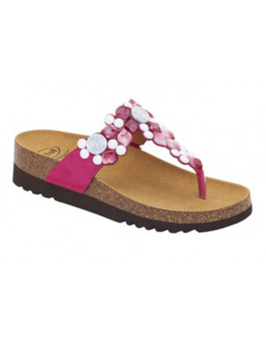 Calzatura Sintra Flip-flop Microfibre+accessories Woman Fuchsia/multi Tecnologia Bioprint Materiale Microfibra + Ornamento Foder