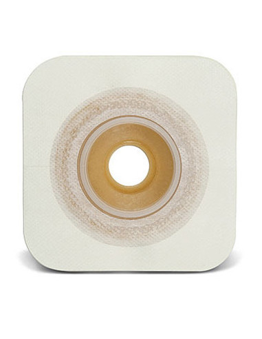 Placca Convessa Natura+ Pretagliata 22 Mm Flangia 45 Mm Durahesive E Cerotto Microporoso 5 Pezzi - Convatec Italia Srl