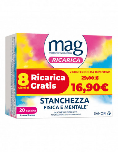 MAG RICARICA 24 ORE BI-PACK 20 BUSTINE