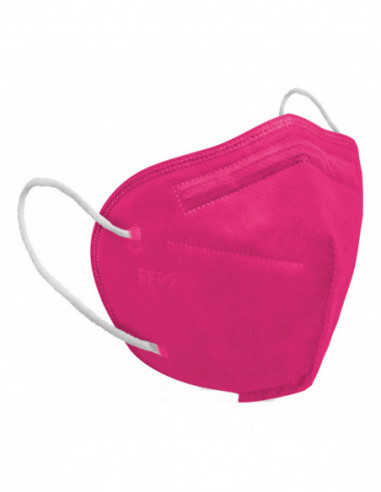 Futura Mascherina Ffp2 Fucsia 10 Pezzi