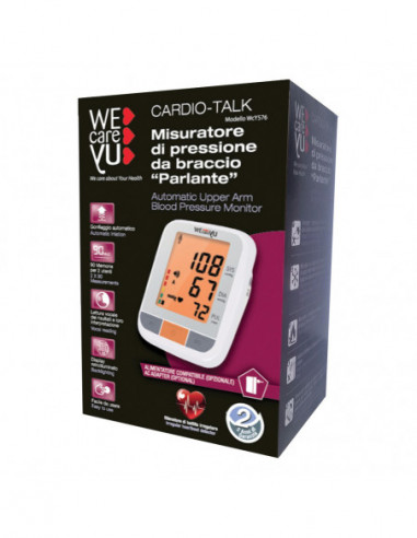 Misuratore Pressione Braccio Parlante Wecareyu Cardio-talk - Uragme Srl