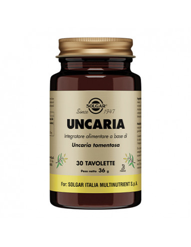 Uncaria 30 Tavolette - Solgar It. Multinutrient Spa
