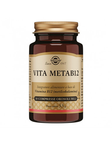 Vita Metab12 30 Compresse Orosolubili - Solgar It. Multinutrient Spa