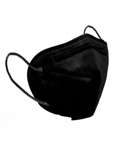Futura Mascherina Ffp2 Nero 10 Pezzi