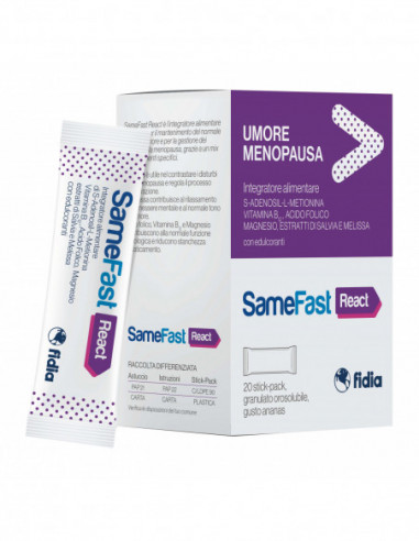 Samefast React 20 Stick Pack - Fidia Farmaceutici Spa