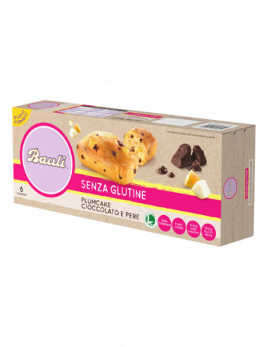 Bauli Plumcake Cioccolato-pere 6x35 G