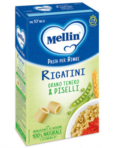 Mellin Rigatini Con Piselli 280 G