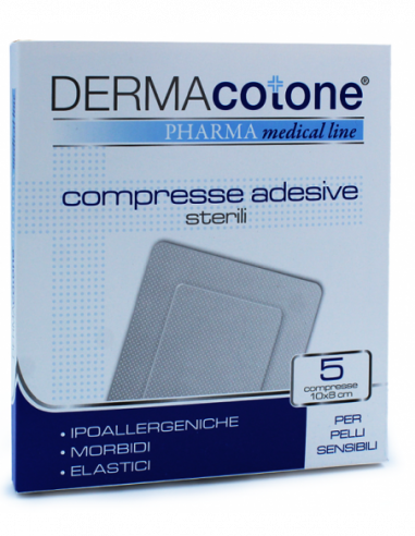 Compressa Adesiva Dermacotone 10x8 Cm...