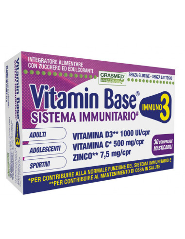 Vitamin Base Sistema Immunitario 30 Compresse Masticabili