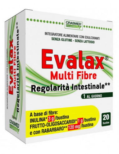 Evalax Multi Fibre Regolarita' Intestinale 20 Bustine