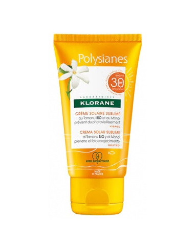 Klorane Crema Solare Sublime Spf 30 Viso 50ml - Klorane (pierre Fabre It. Spa)